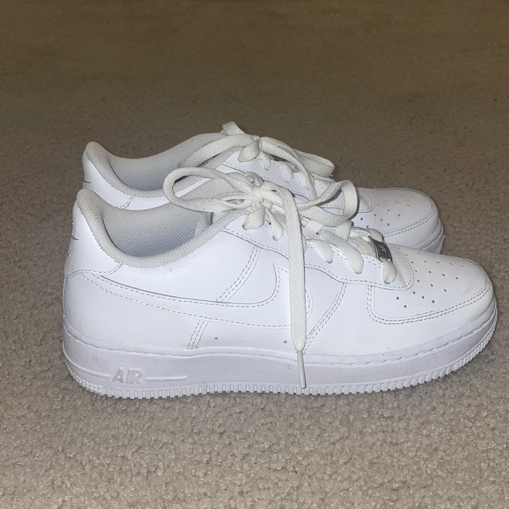 AF 1s (size 6 grade school or 7.5 women’s)